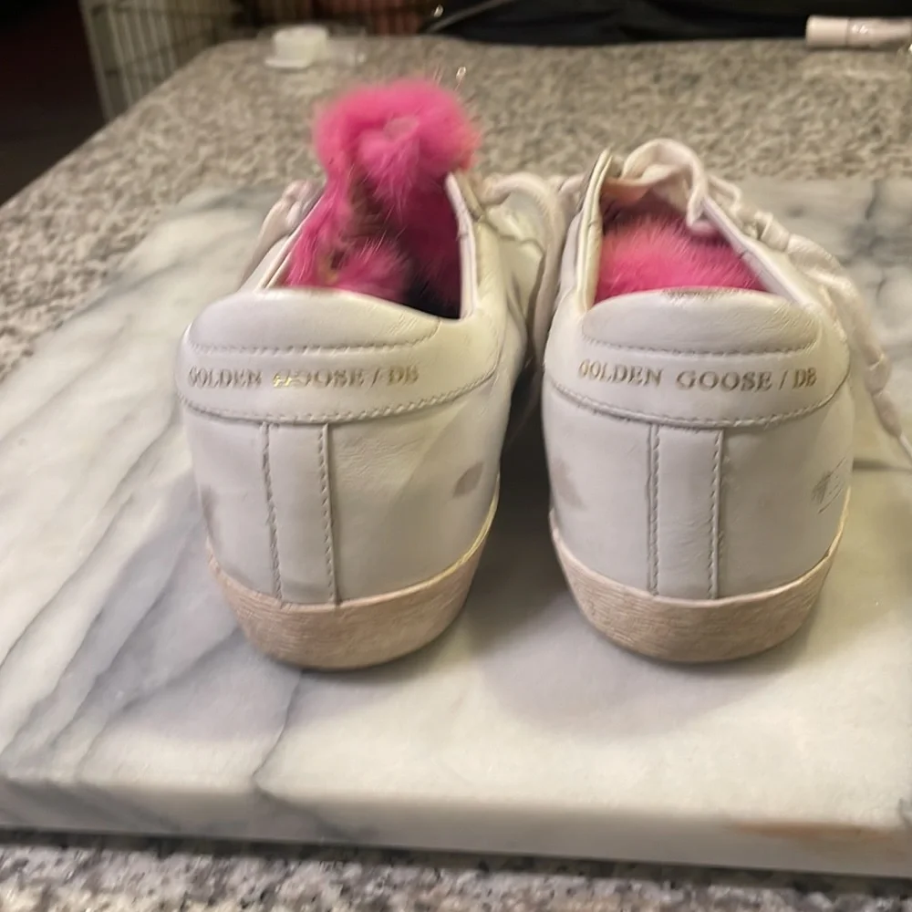 Golden Goose fur Superstar sneakers size 37 - Picture 4 of 7